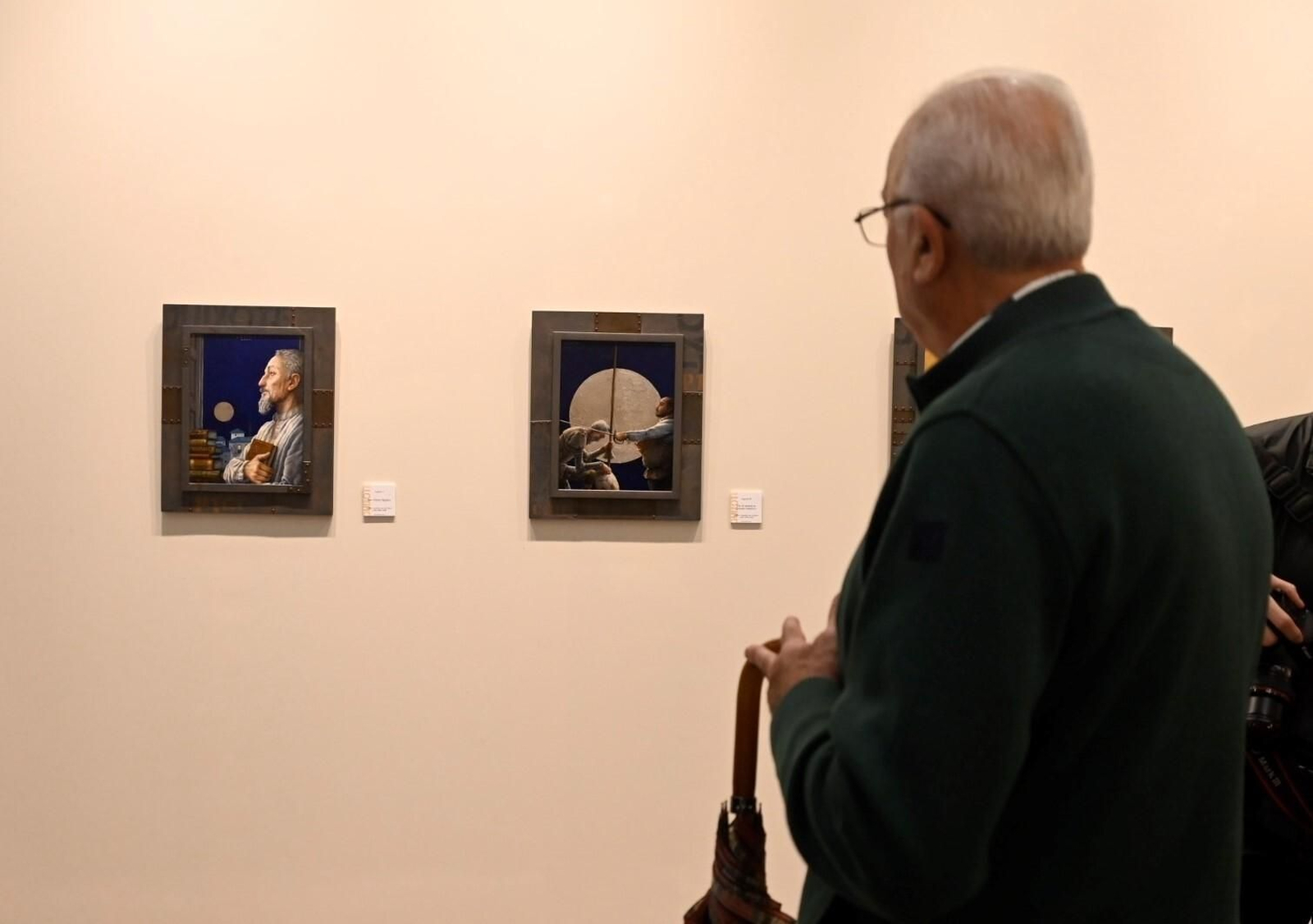 La exposición 'Don Quijote' del pintor cordobés José Luis Muñoz, en imágenes