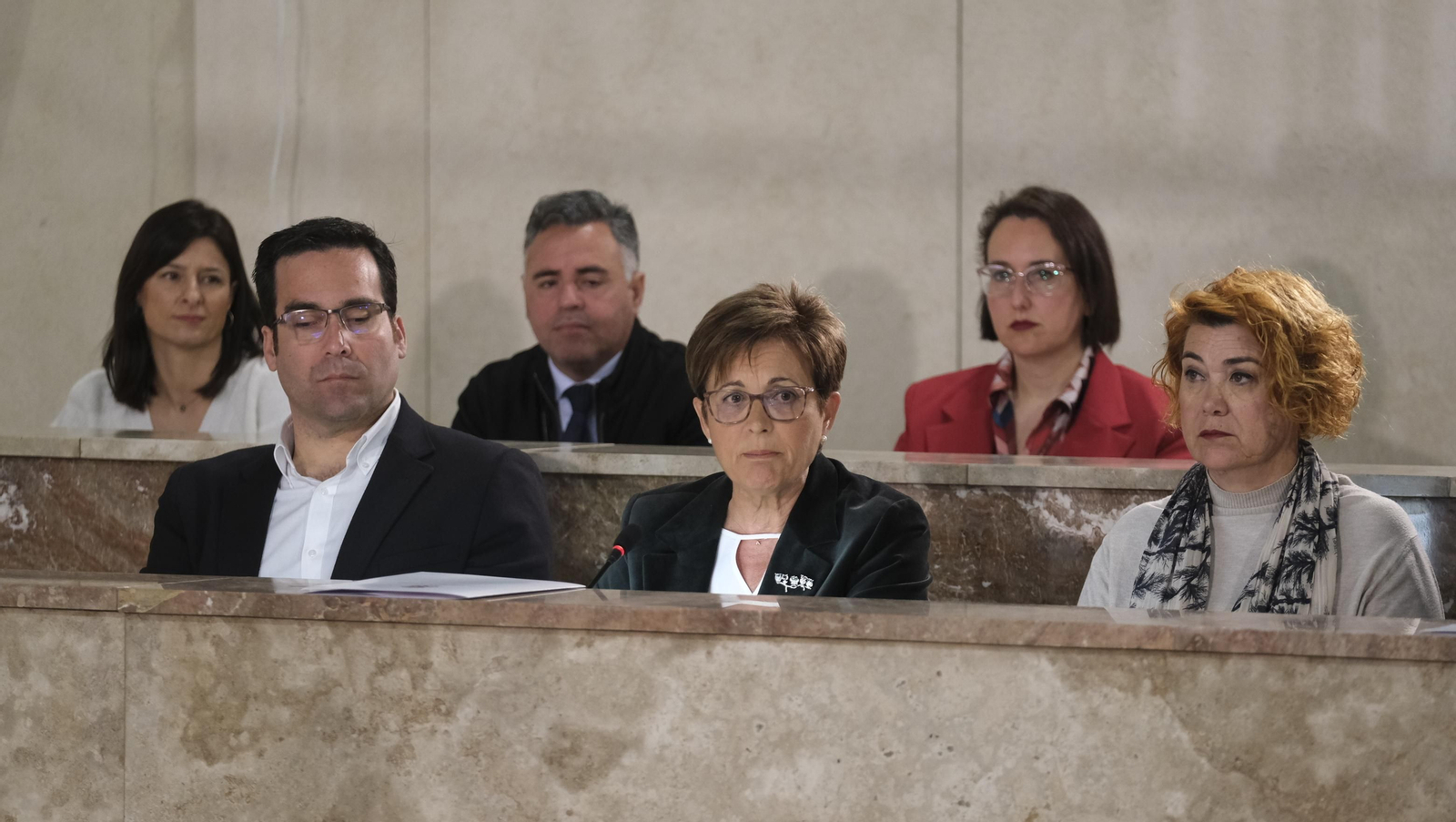 Imágenes del Pleno del Ayuntamiento de Almería sobre el estado de la Ciudad