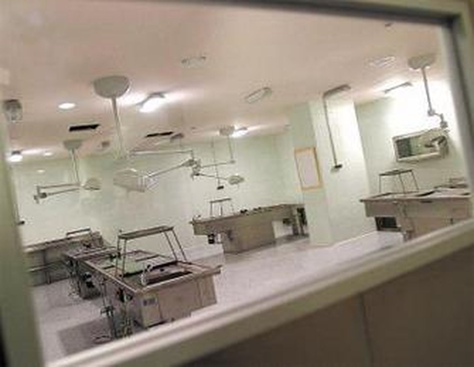 Sala de autopsias del Instituto de Medicina Legal.