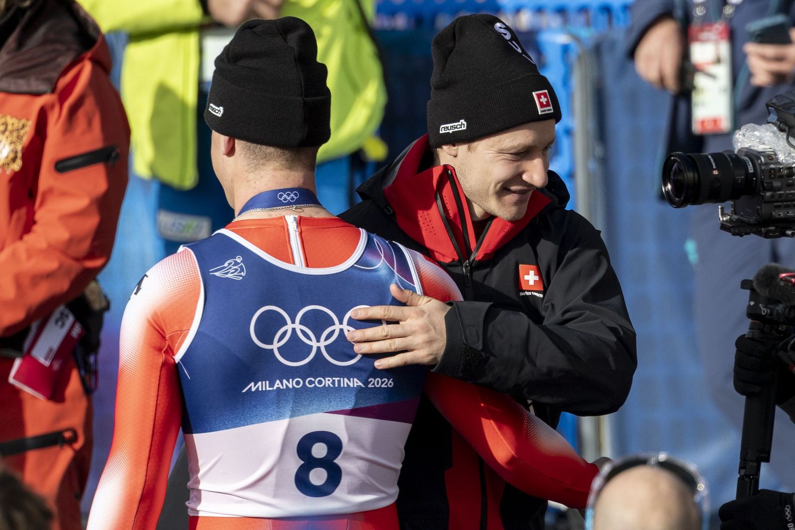 Las espectaculares fotos del descenso masculino en los Juegos Olímpicos de invierno