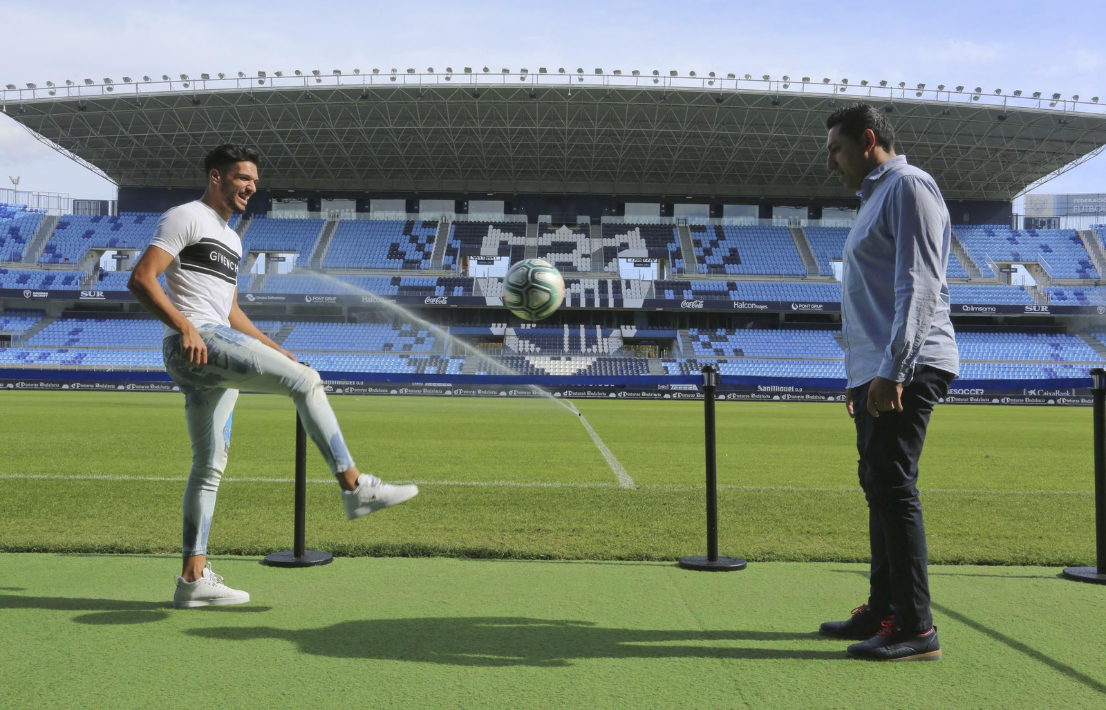 Las fotos de la entrevista a Antoñín y Basti.