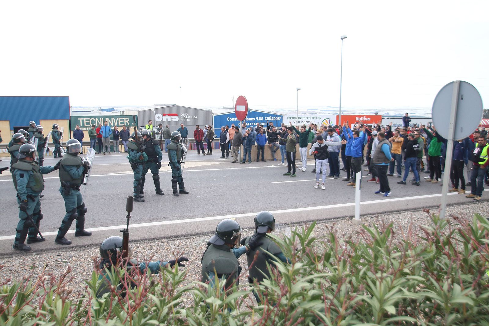 Las imágenes de la manifestación de agricultores