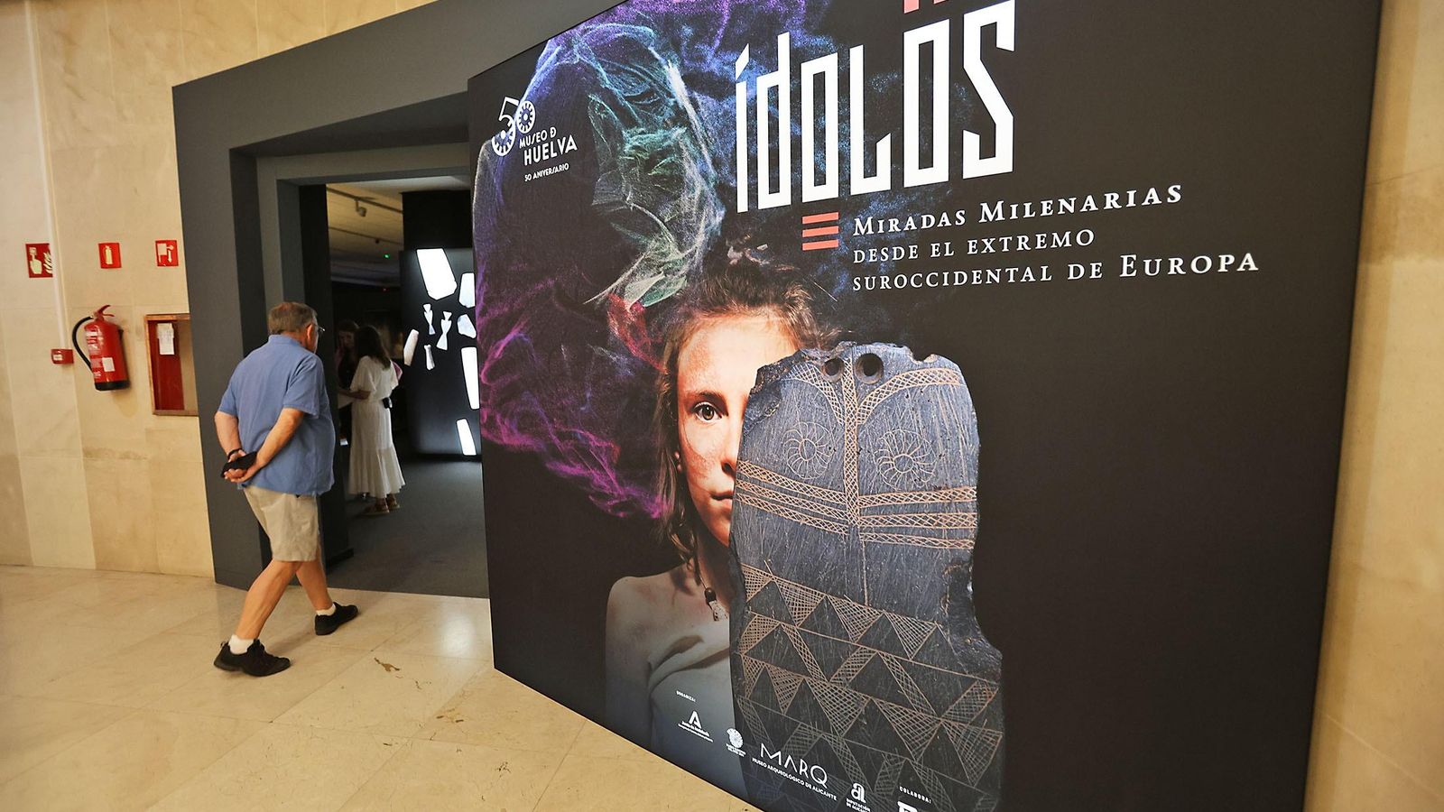 Exposición 'Ídolos. Miradas milenarias desde el extremo suroccidental de Europa' este domingo en Huelva.