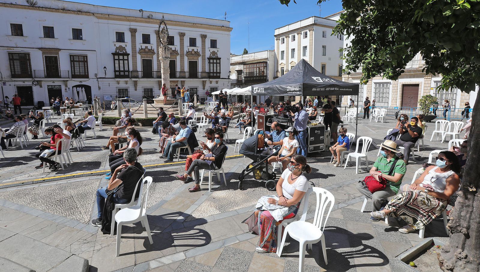 Asistentes a una de las actuaciones del Xera Festival, este fin de semana.