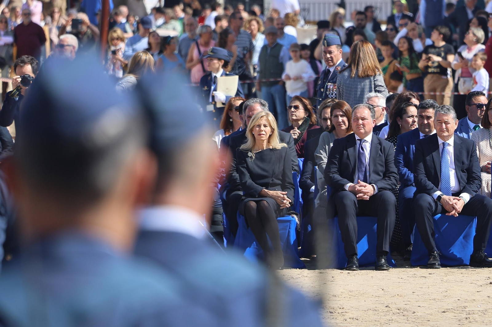 Imágenes del acto de Juramento o Promesa de Fidelidad a la Bandera Nacional en El Rocío