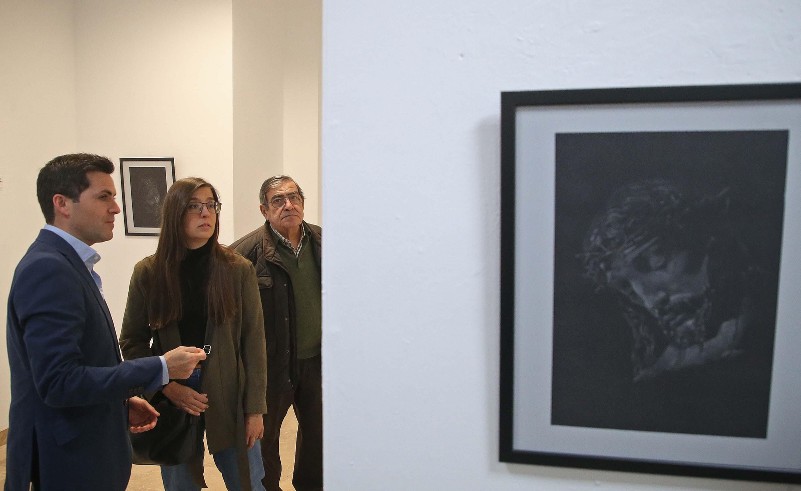 Fotos de la inauguración de 'La Pasión de Jesús' de Manuel Pavón