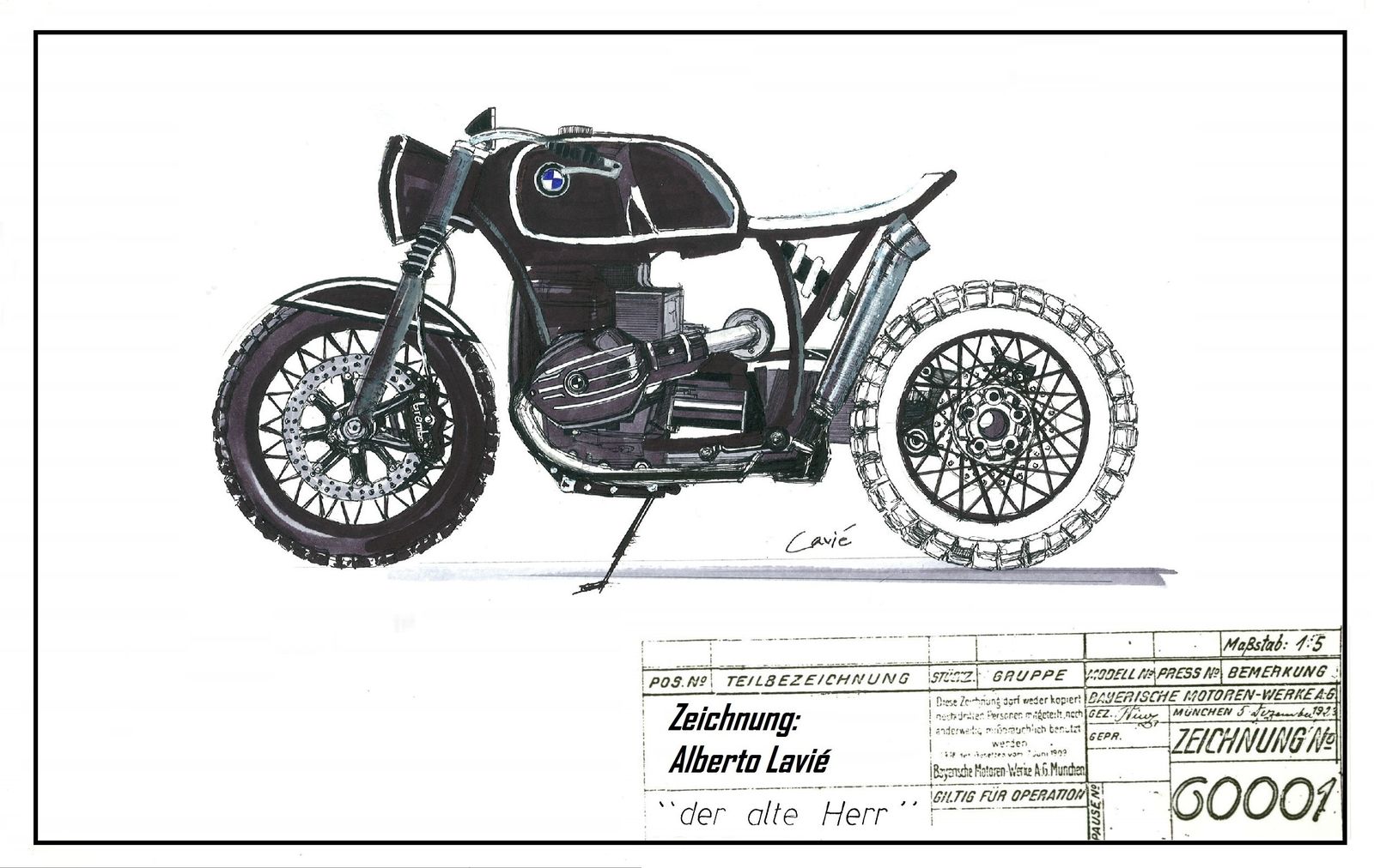 El diseño ganador está basado en la R32 de 1923 de Max Fritz.