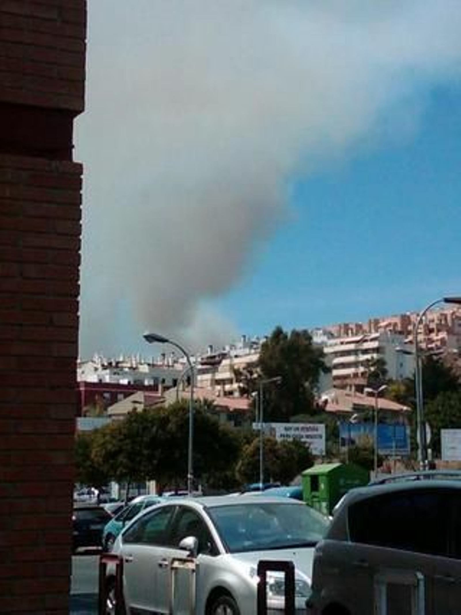 El incendio desde el Rincón de la Victoria

Foto: J.L.M.