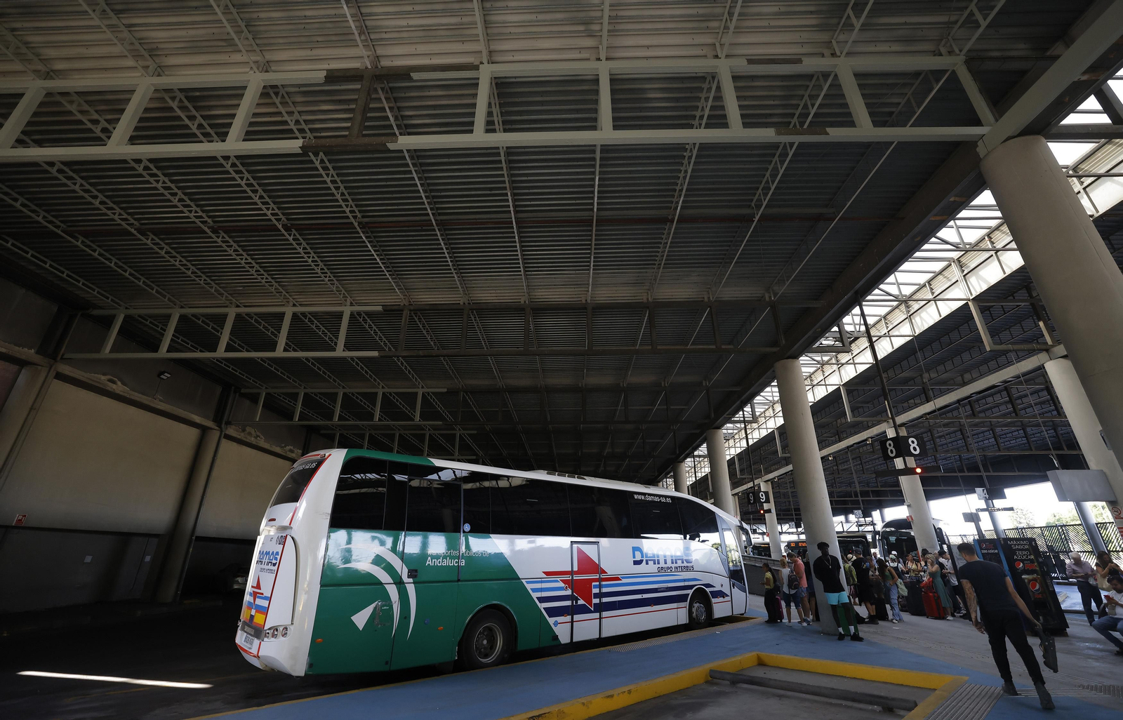 Las imágenes de las obras de la estación de autobuses Plaza de Armas