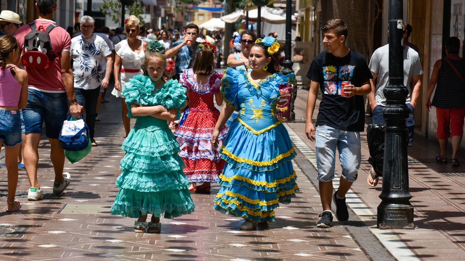 Las fotos del Domingo Rociero en el centro de la Línea