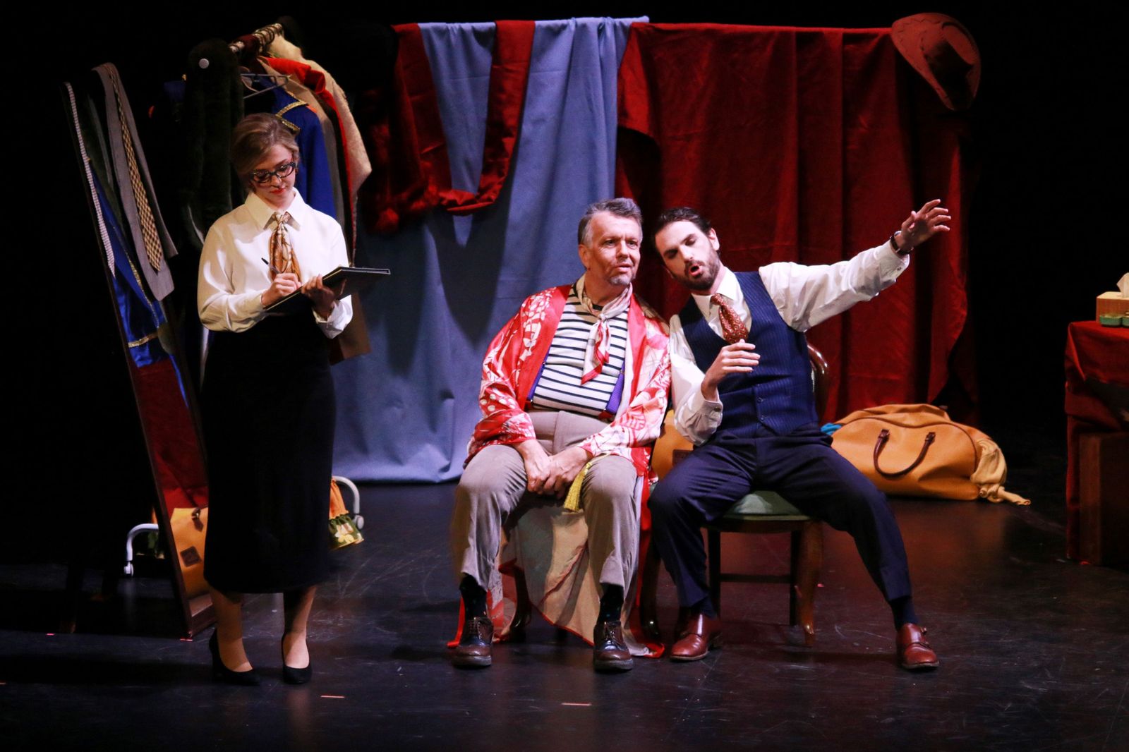 Un momento de la representación.