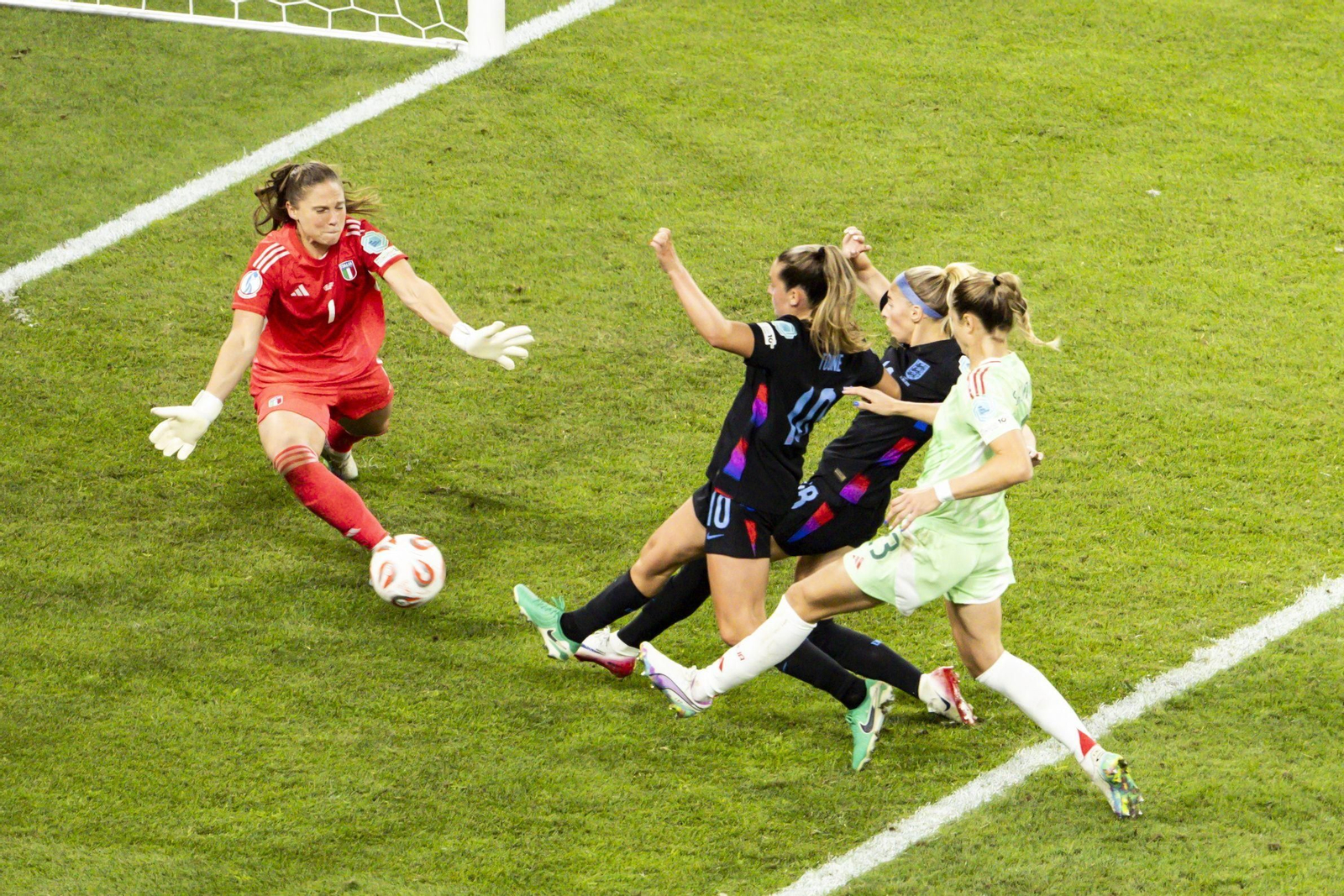 Las imágenes del Inglaterra-Italia