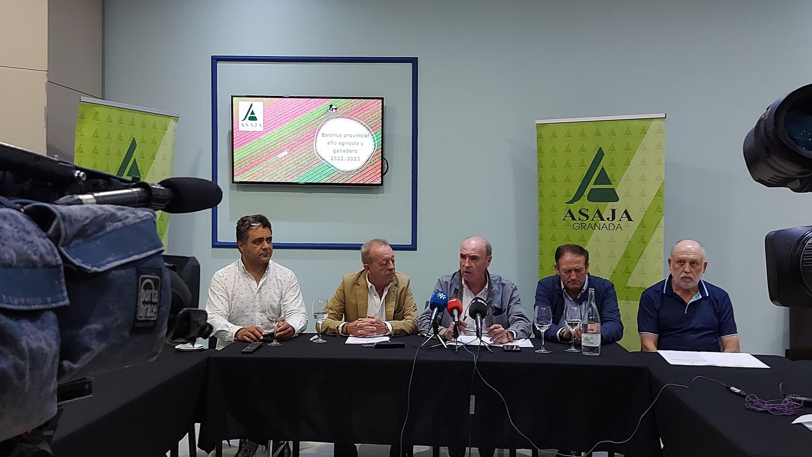 Presentación de los datos de balance de Asaja. Presentación de los datos de balance de Asaja.