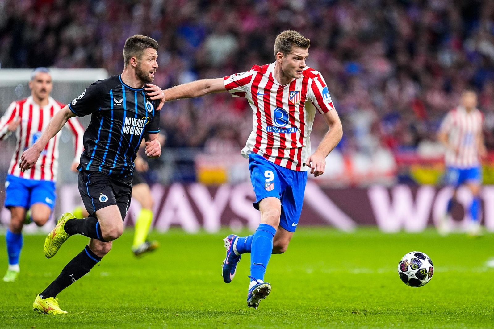 Las fotos del Atlético de Madrid-Brujas