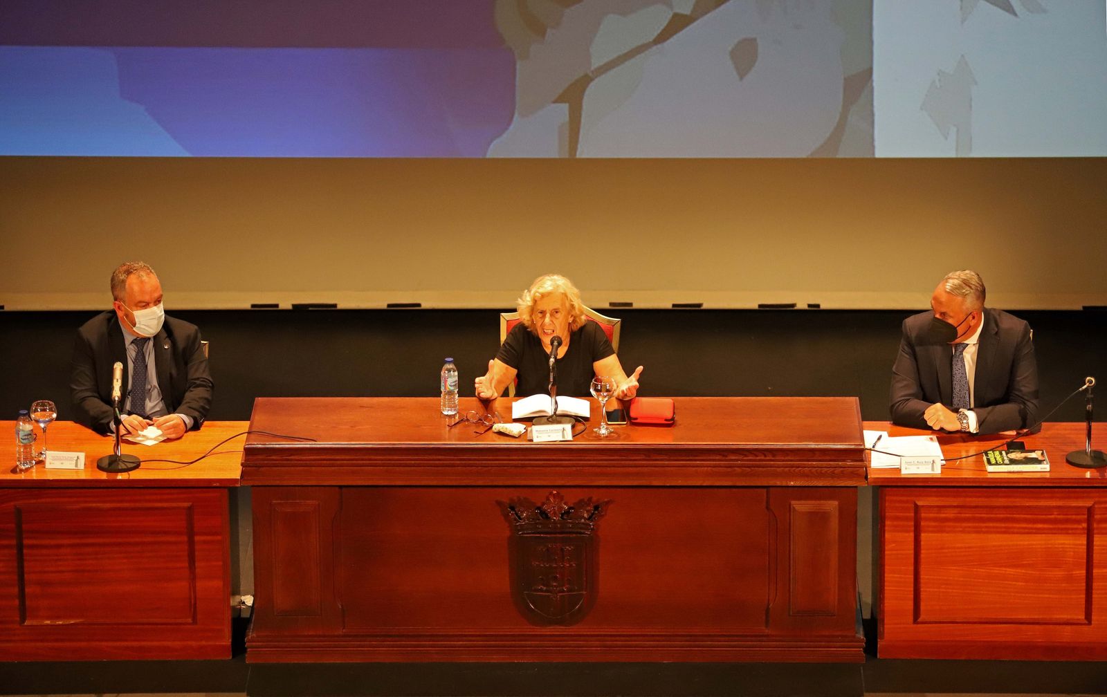 Manuela Carmena, en los Encuentros de Verano de San Roque.