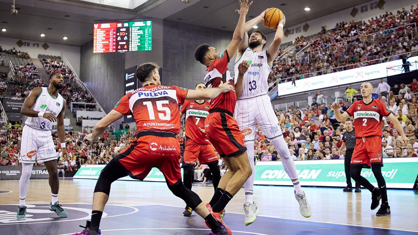 El Coviran Granada - Unicaja, en fotos