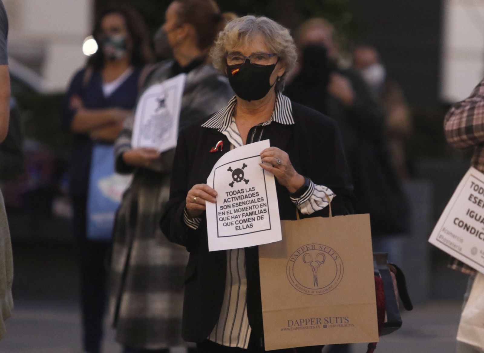 La manifestación de los comerciantes del Centro de Córdoba en fotografías