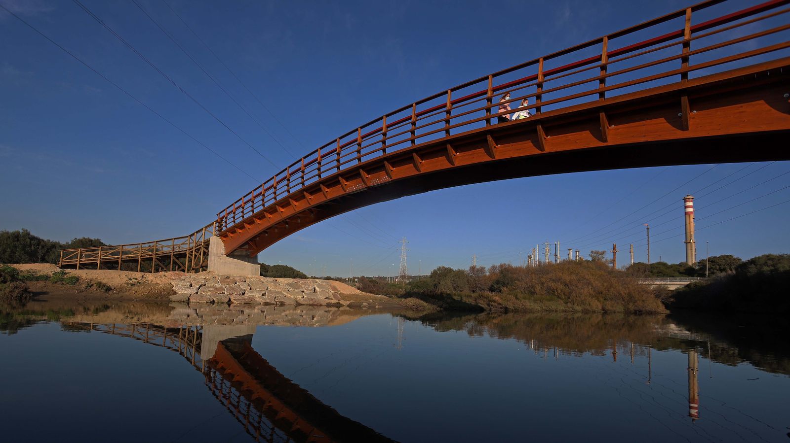 Sendero del arroyo de la Madre Vieja en San Roque
