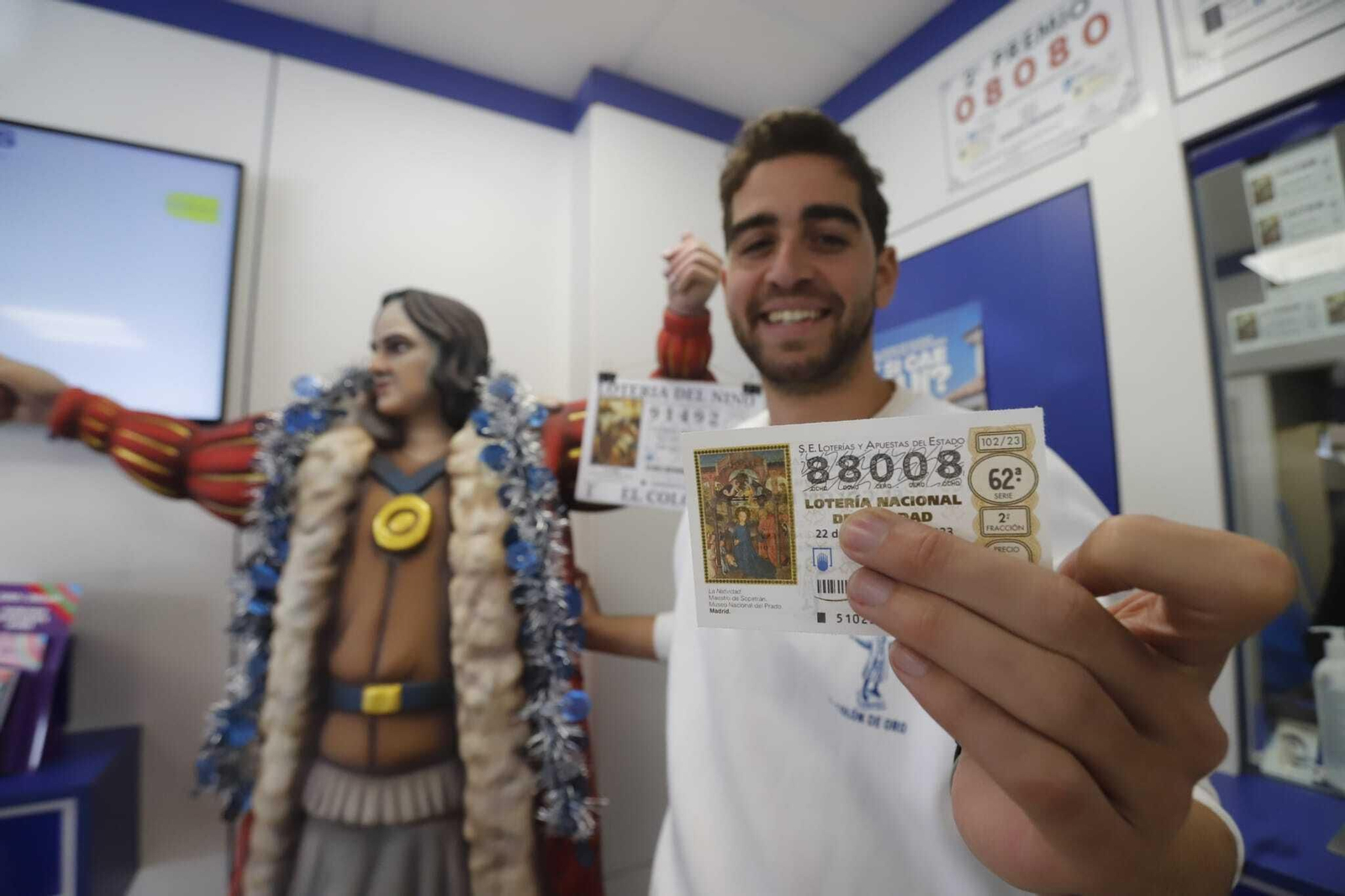 El número premiado en la administración de Las Colonias.