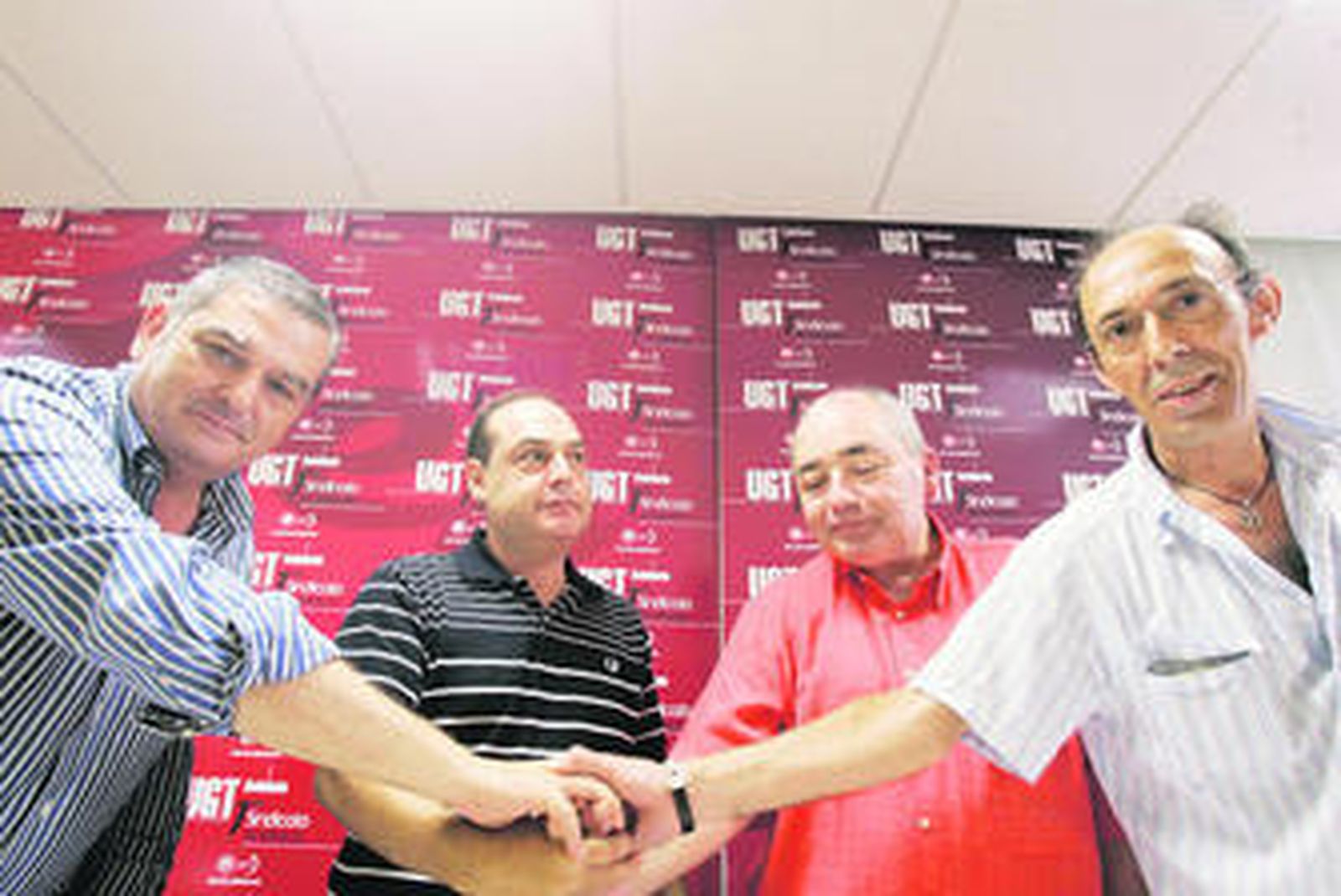 De izquierda a derecha,  Pedro Custodio González, José Manuel Martínez, Manuel Pastrana y Matías Agrafojo.