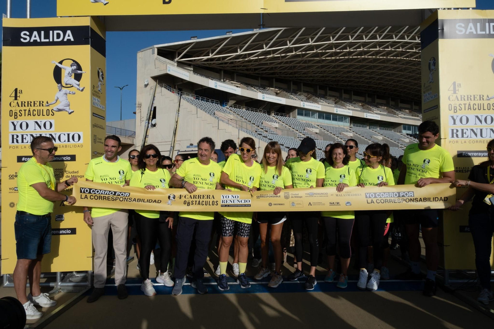 Salida de la cuarta carrera de obstáculos 'Yo no renuncio'. Salida de la cuarta carrera de obstáculos 'Yo no renuncio'.
