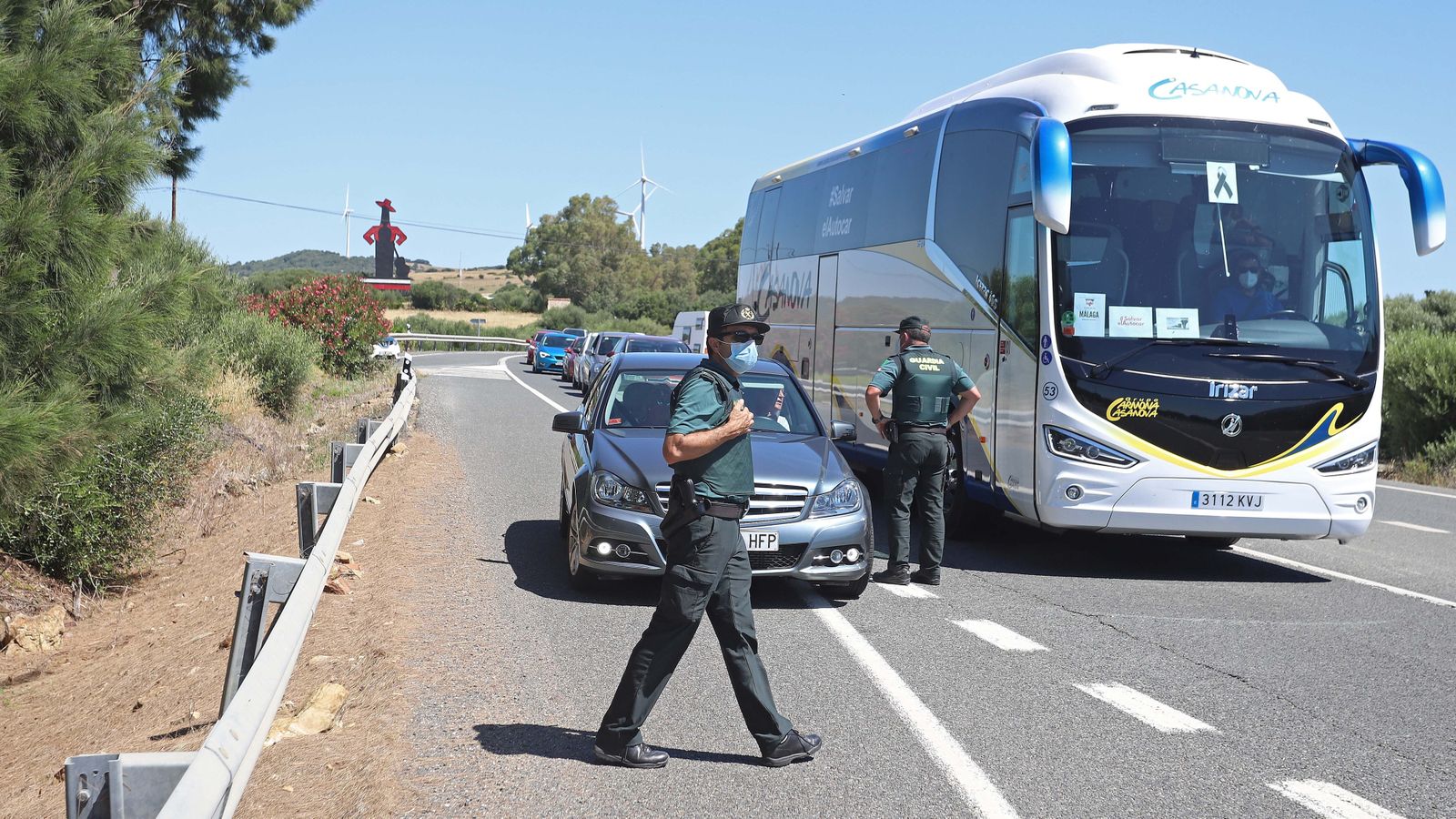 Restricciones de acceso a la playa de Bolonia