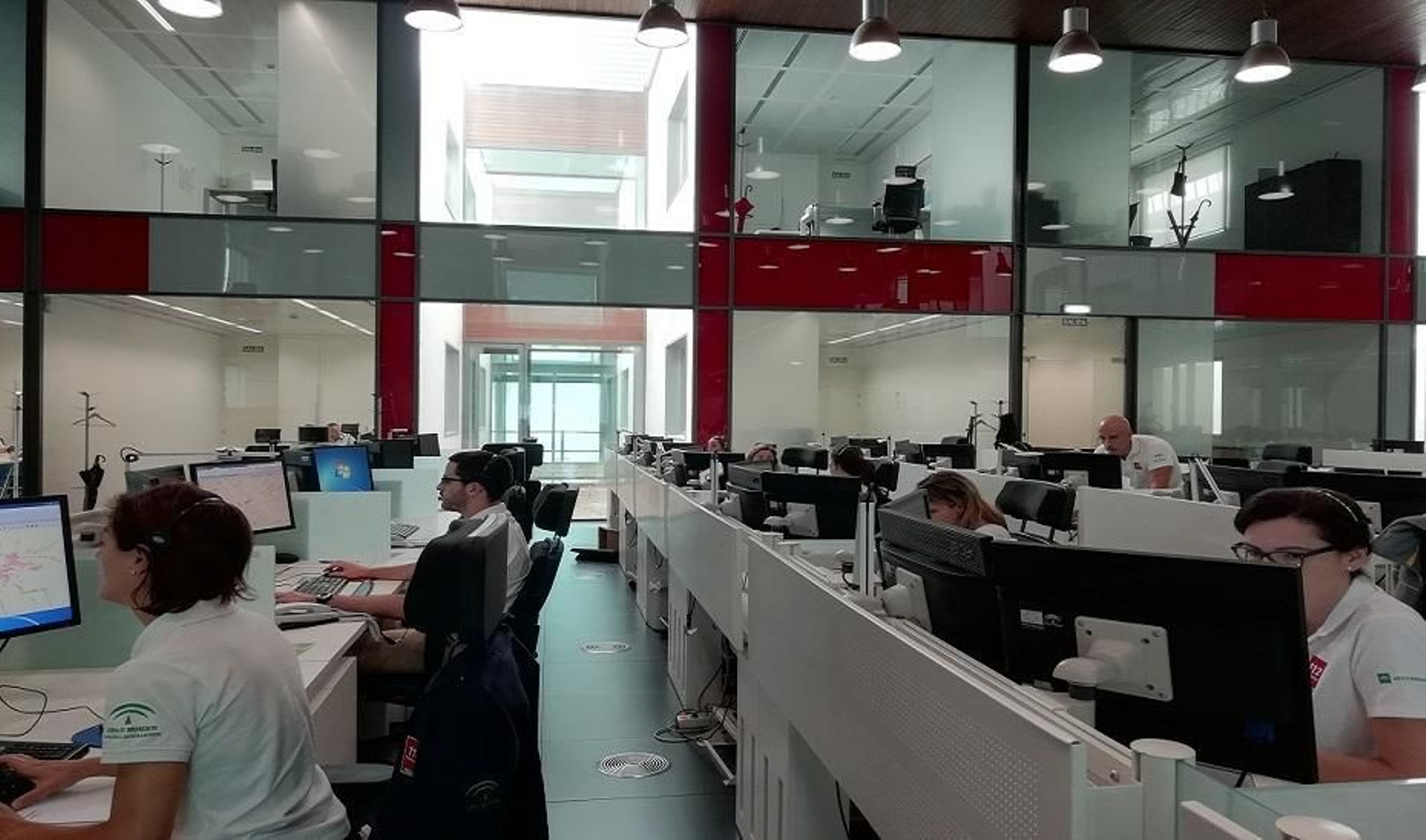 Sala de coordinación del 112.