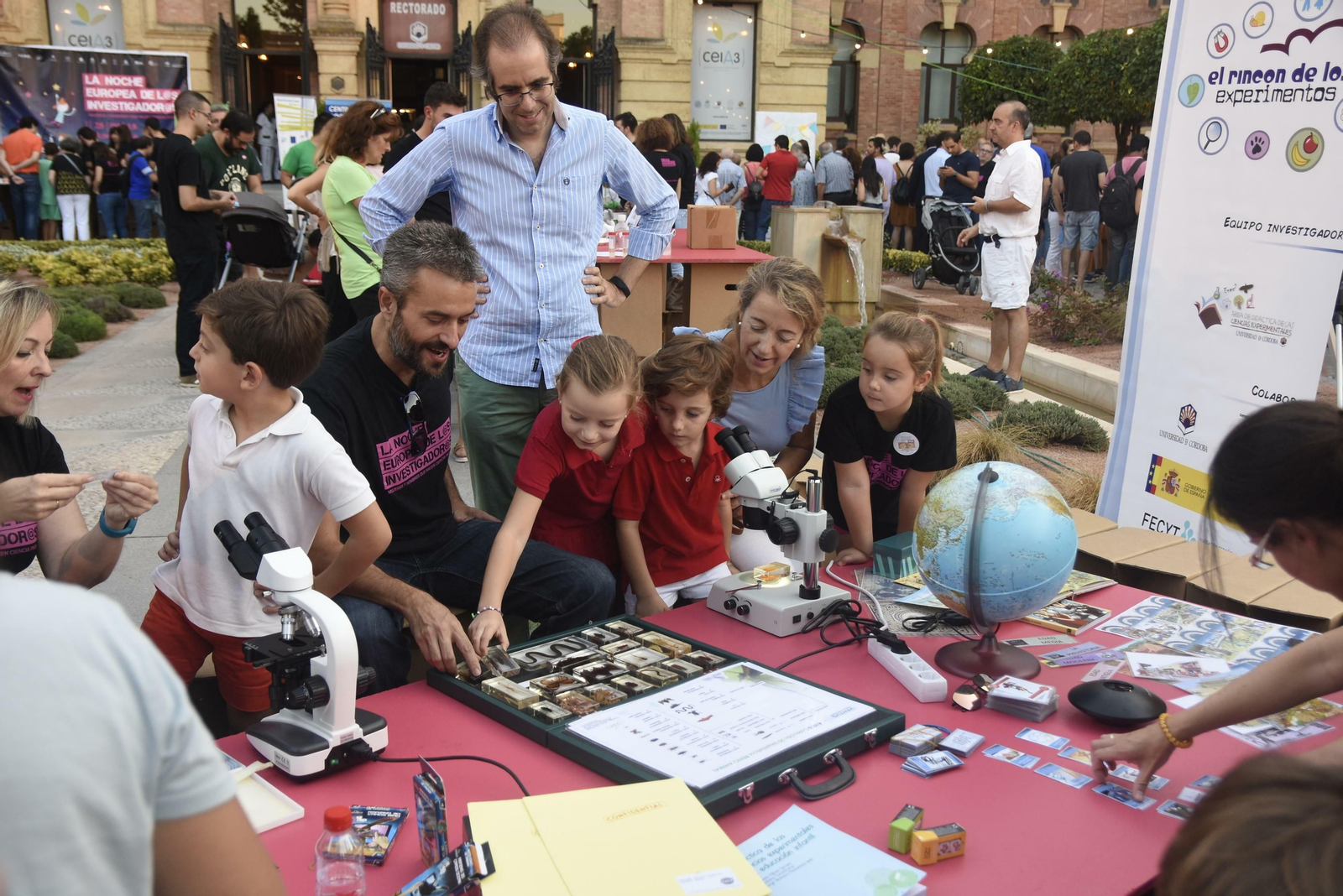 Una de las actividades de la Noche de los Investigadores de 2018 Una de las actividades de la Noche de los Investigadores de 2018