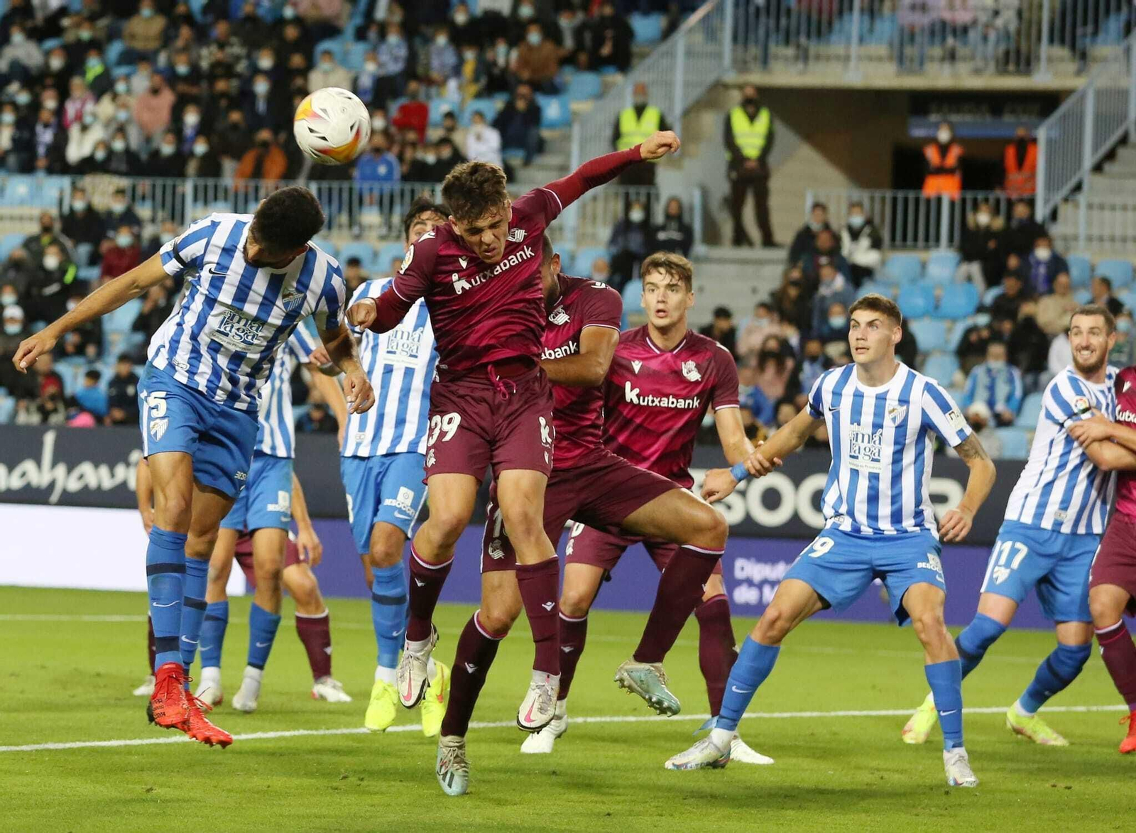 Las fotos del Málaga-Real Sociedad B