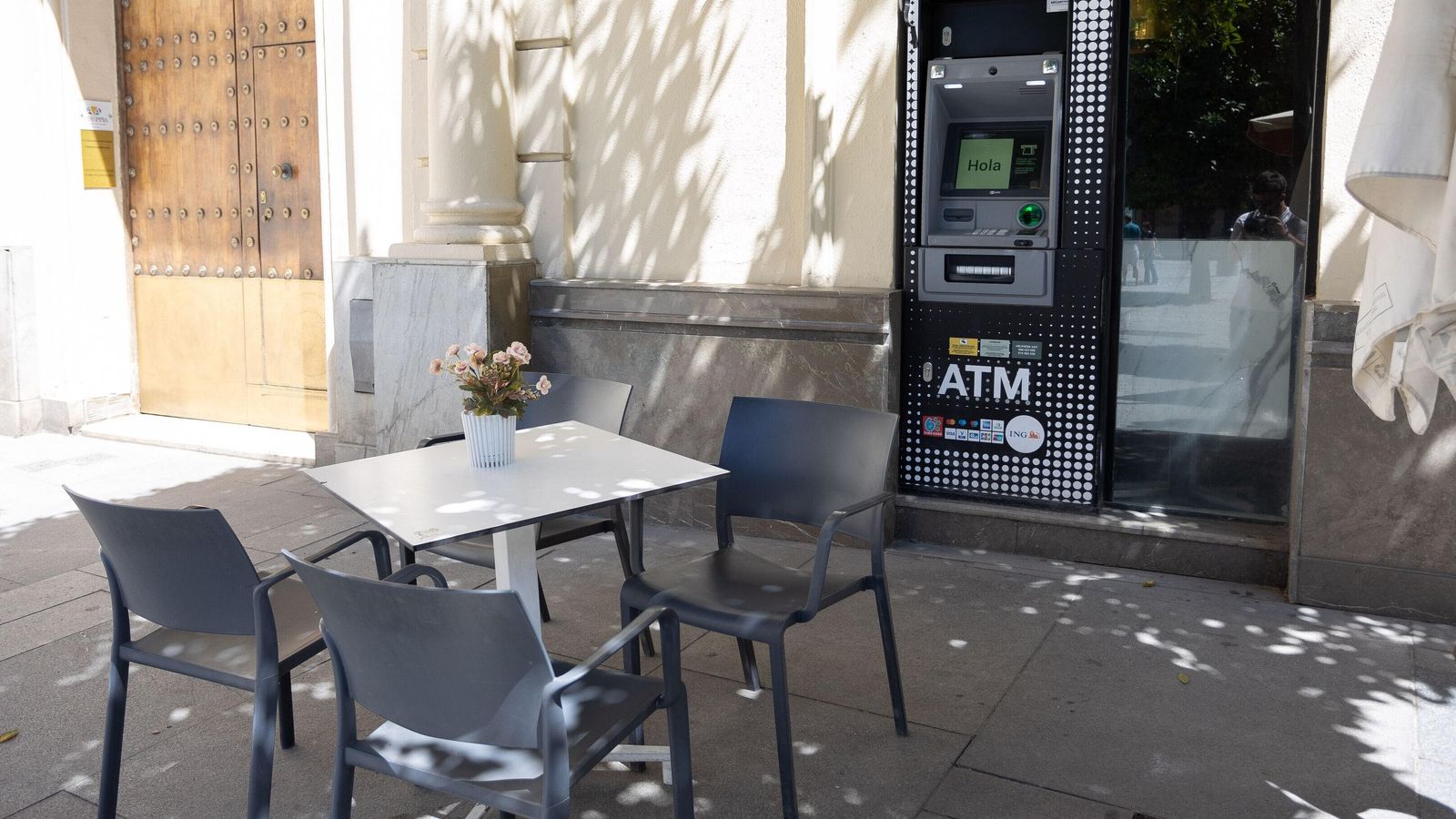 La estética de las máquinas es bastante estridente. En la imagen, una en la calle San Fernando.