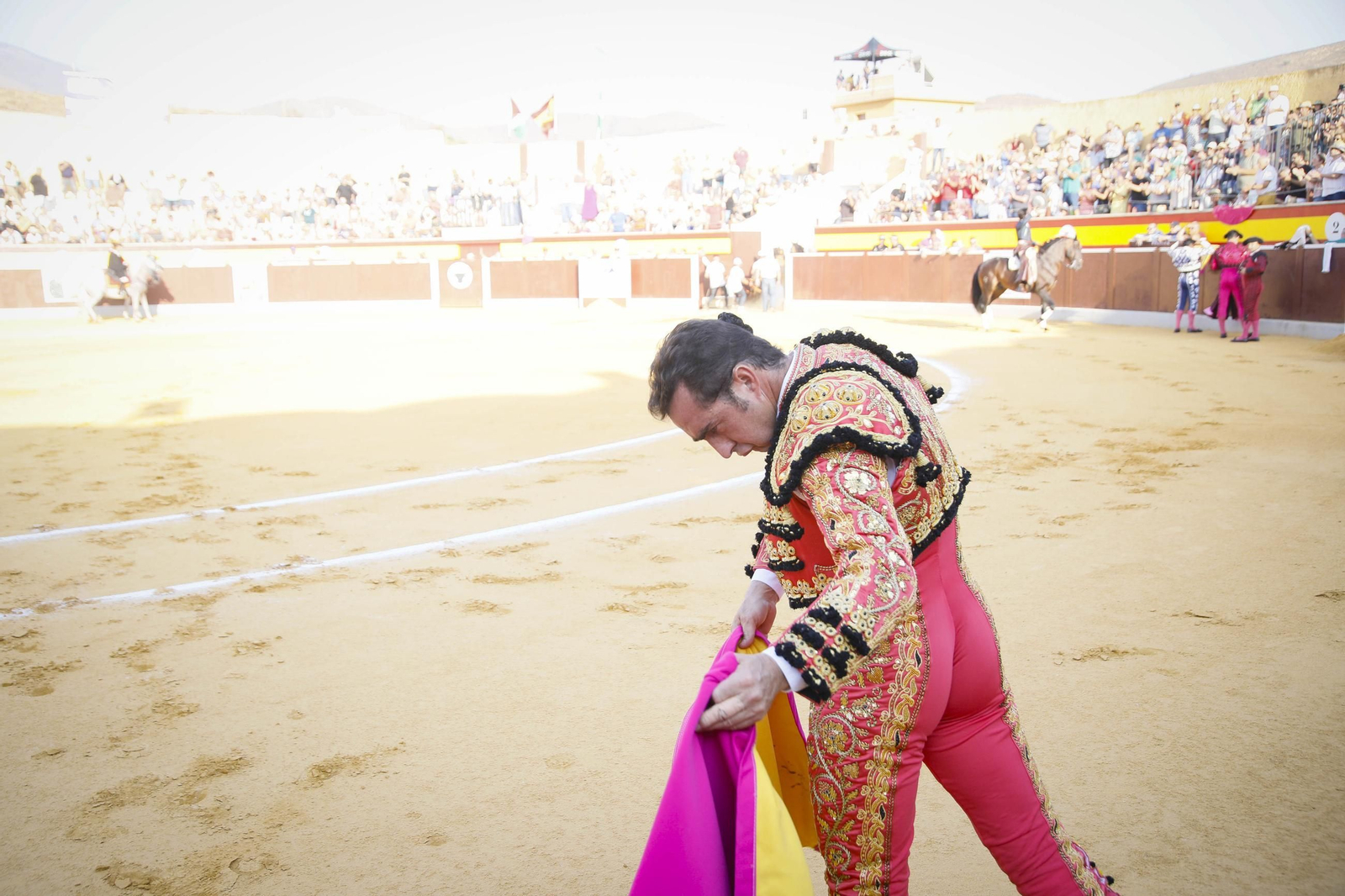 Corrida de toros Berja con un toro indultado, en imágenes