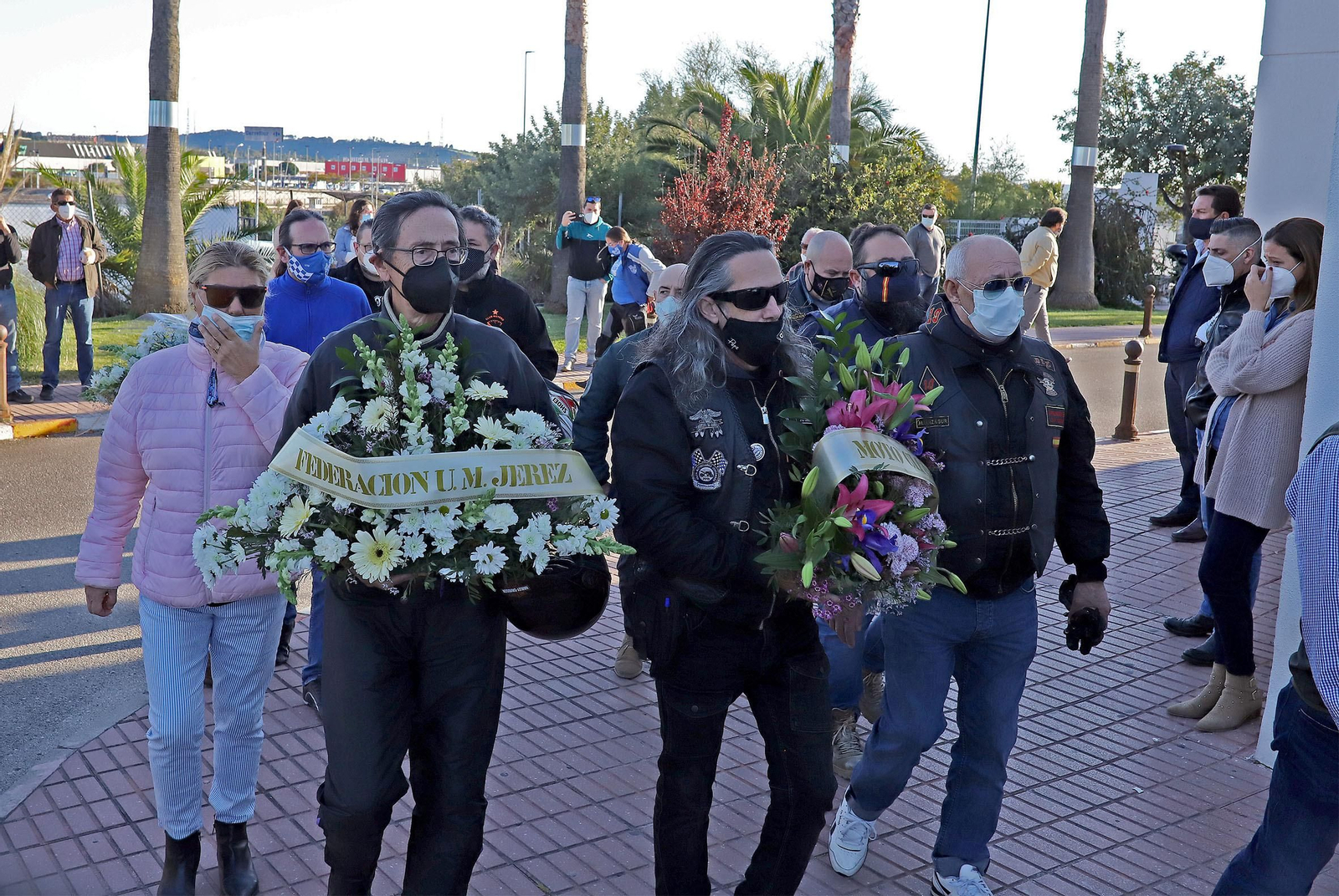 Caravana motera en homenaje a Carlos Ruiz