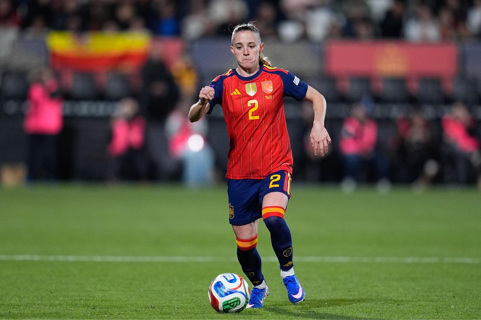 Las fotos del España-Islandia de fútbol femenino