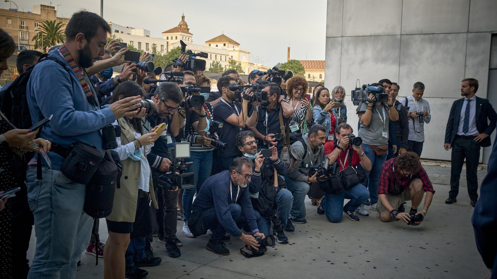 Viaje inaugural del tranvía Cádiz - Chiclana