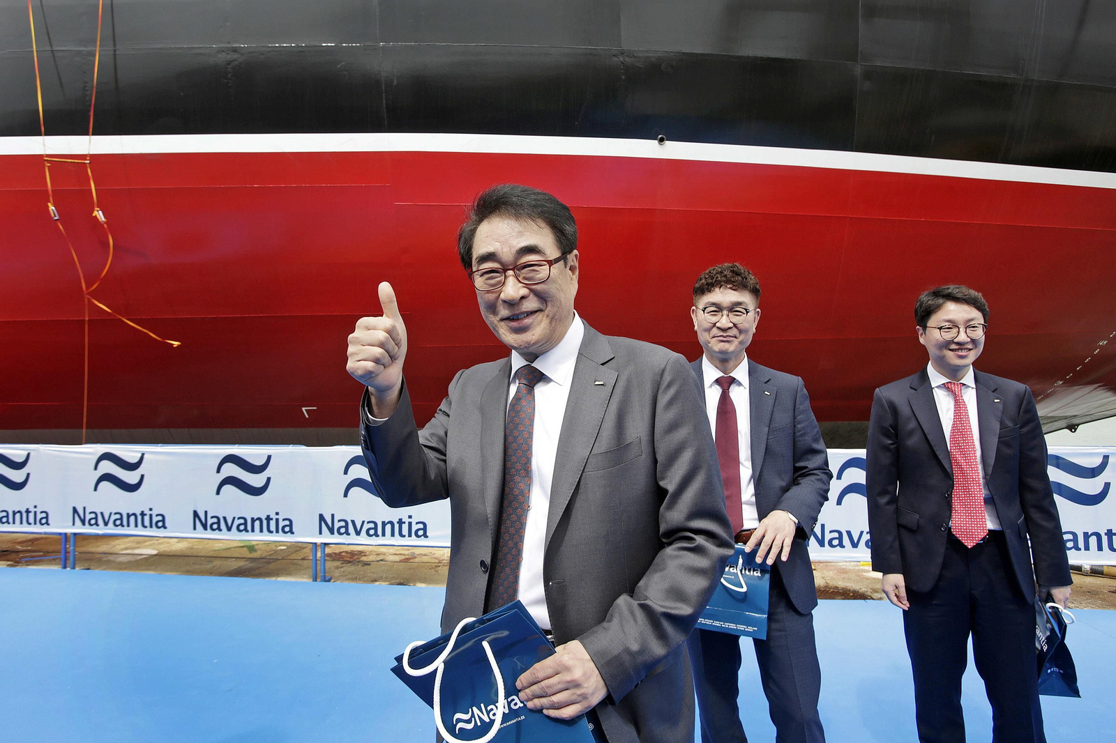 Entrega del primer pretolero Suezmax 'Monte Udala'