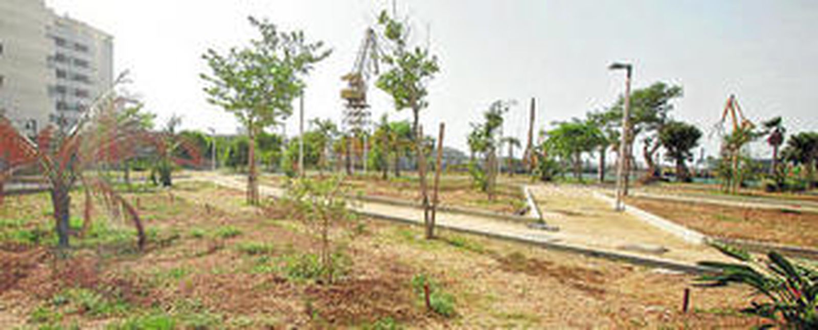 El parque de Astilleros se está ejecutando a un ritmo muy lento.