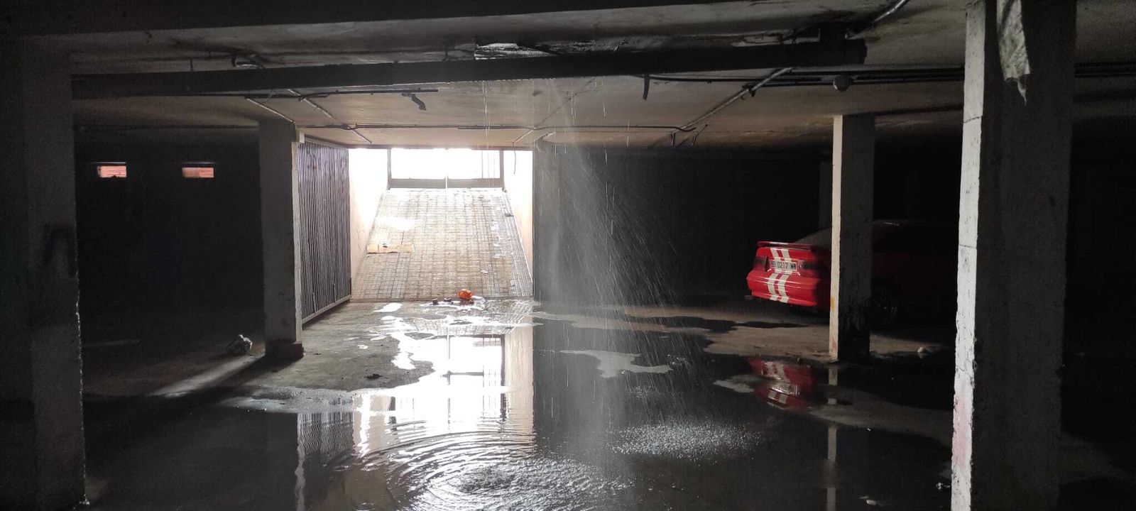 Aspecto que presenta el garaje.