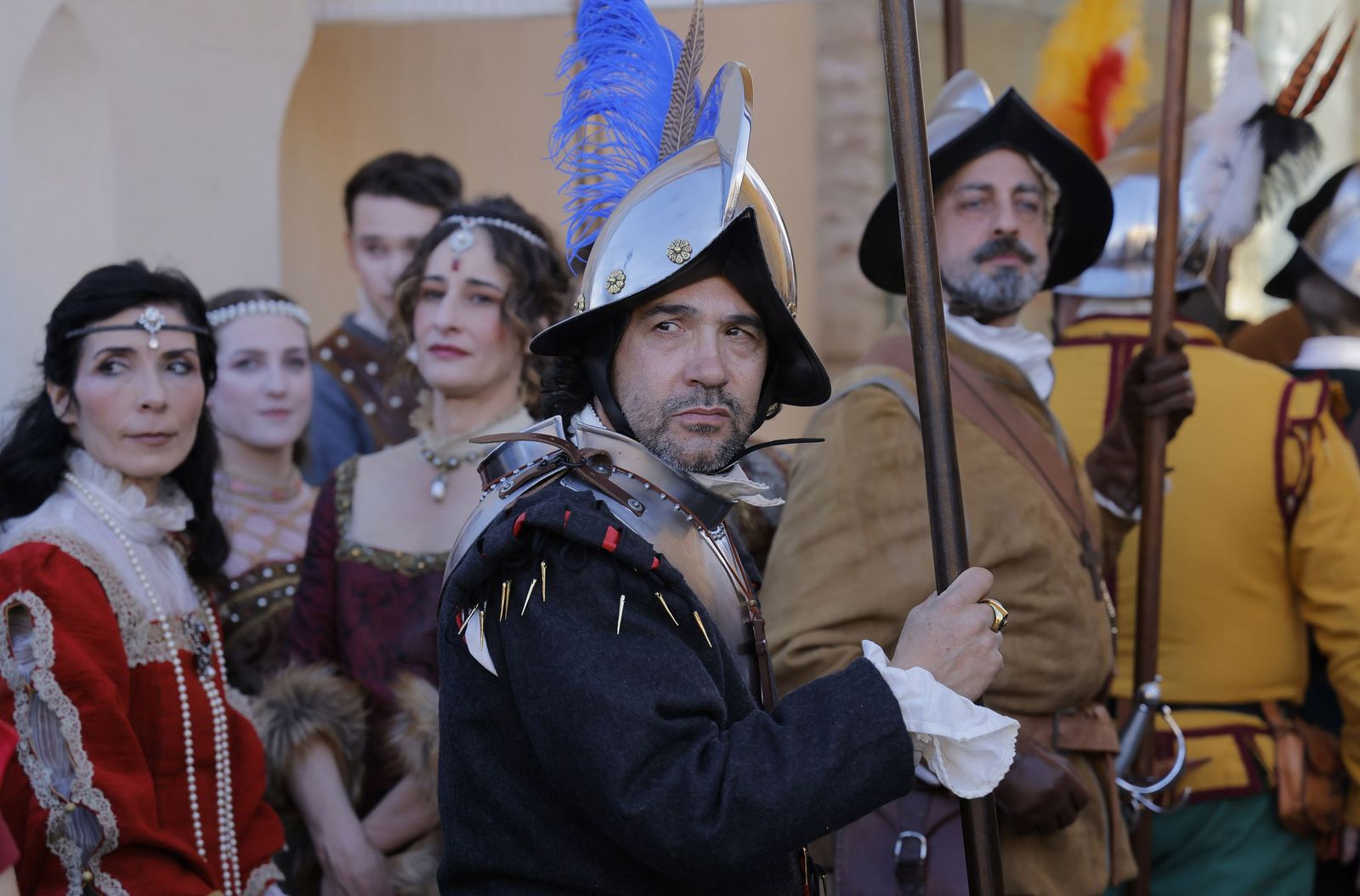 Desfile de Carlos V e Isabel de Portugal en Sevilla