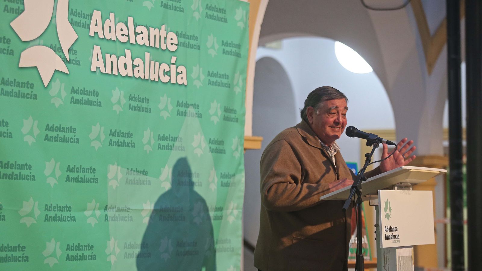 Rafael Fenoy, candidato de Adelante Andalucía.