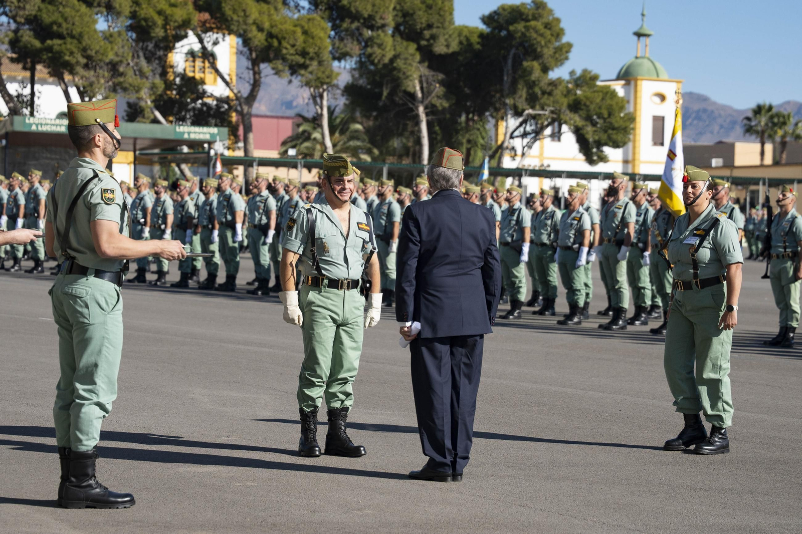 Así conmemora el día de la Inmaculada Concepción la Brigada de la Legión en Almería y despide al contingente que parte a Eslovaquia