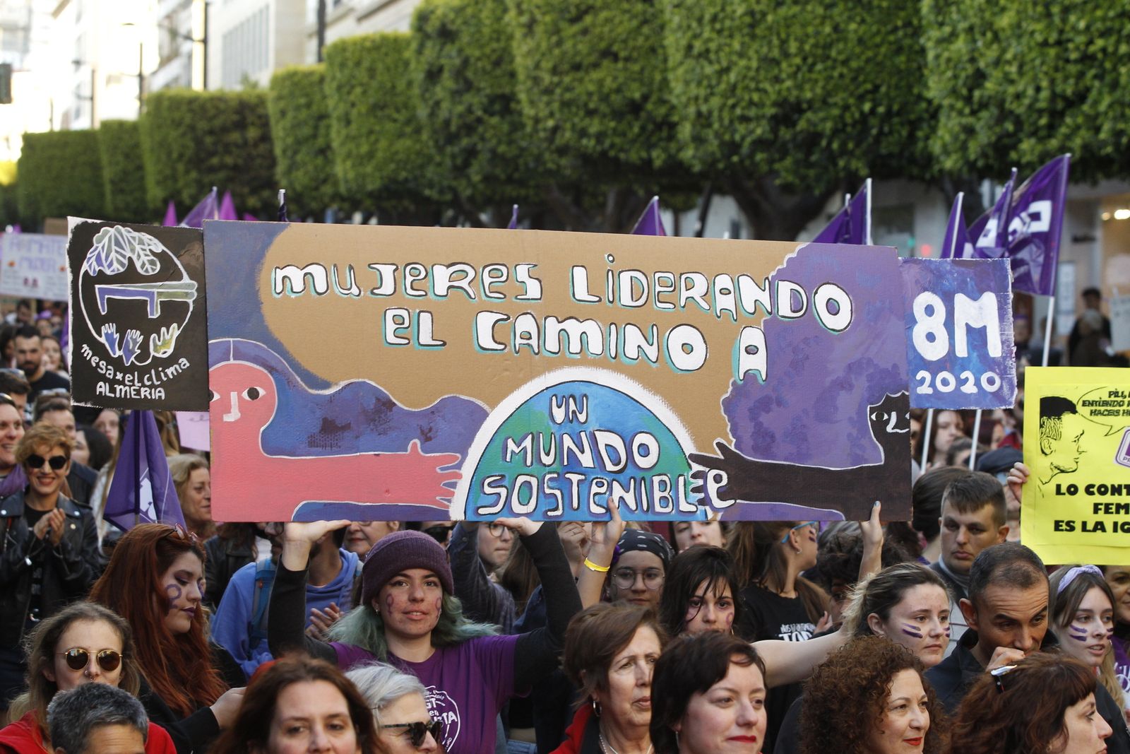 Fotogalería manifestación Día Internacional de la Mujer