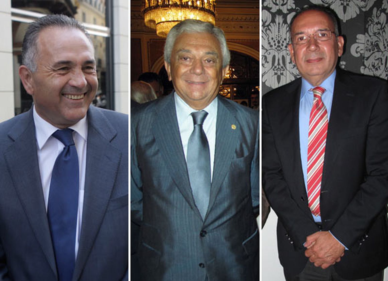 Rafael Gordillo, Francisco Herrero León y José Pérez Bernal, los Reyes Magos de 2012