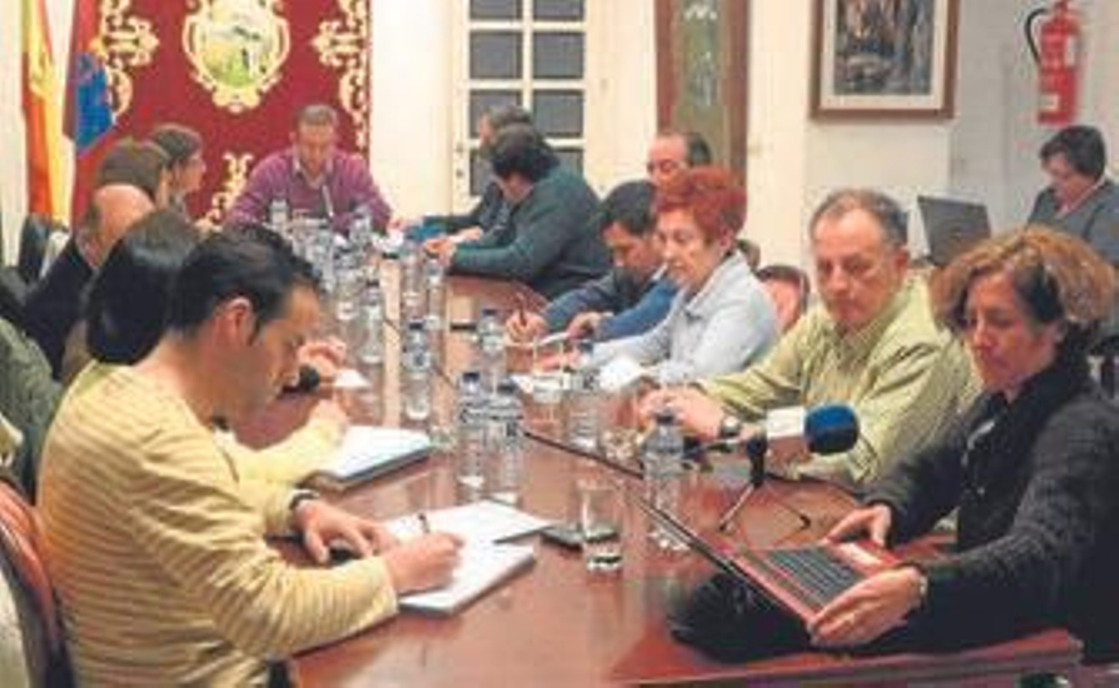 Sesión plenaria del Ayuntamiento de Aracena del pasado miércoles.