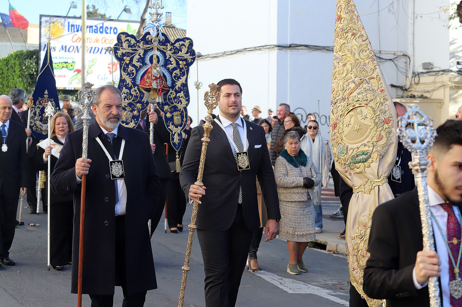 Imágenes de la procesión de San Sebastián en Huelva