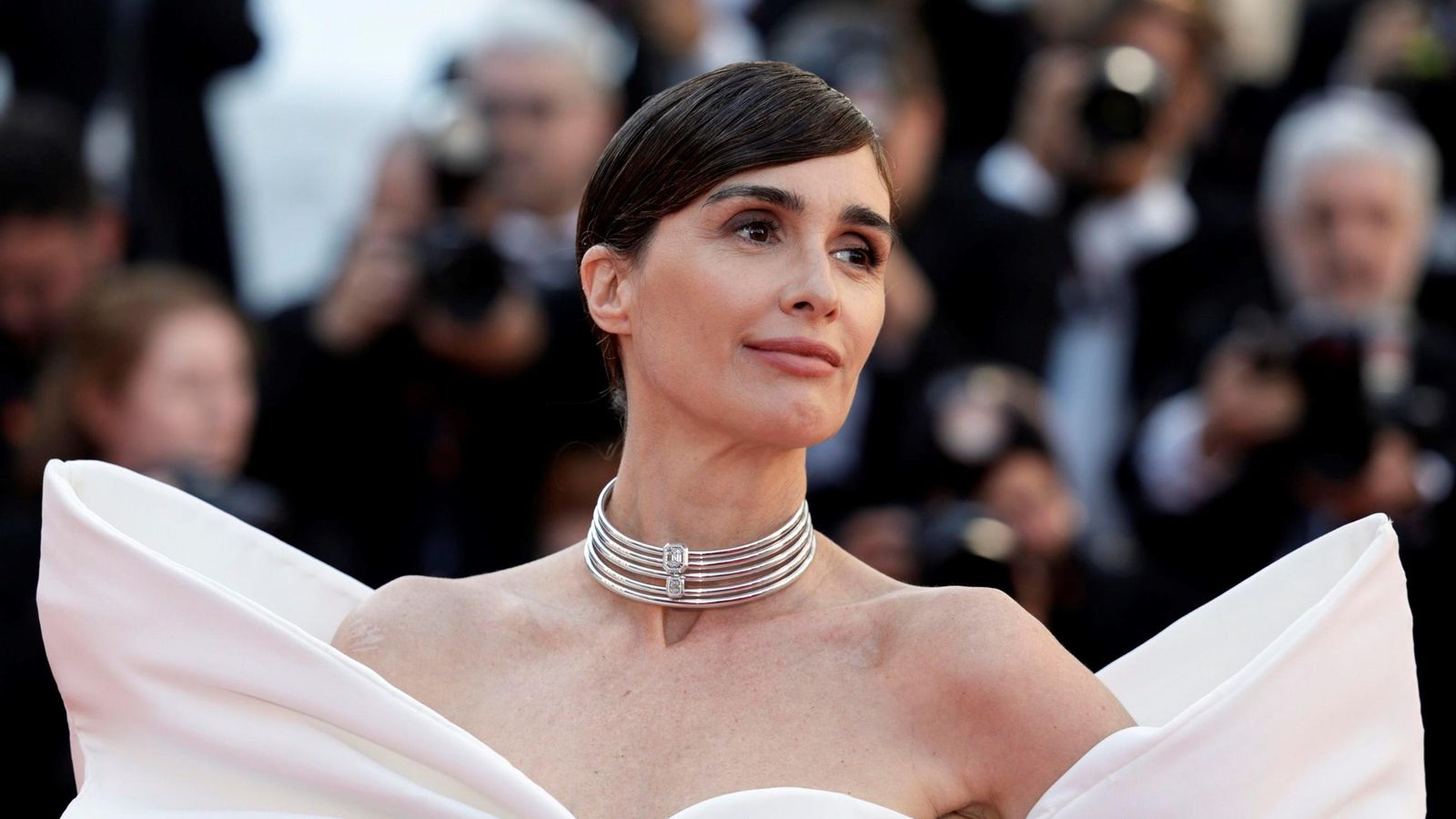 Paz Vega en el Festival de Cannes en Francia.