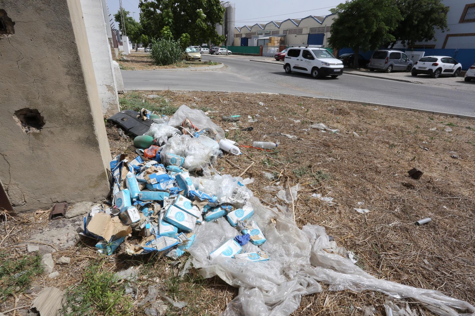 El polígono industrial de el Portal,un vertedero