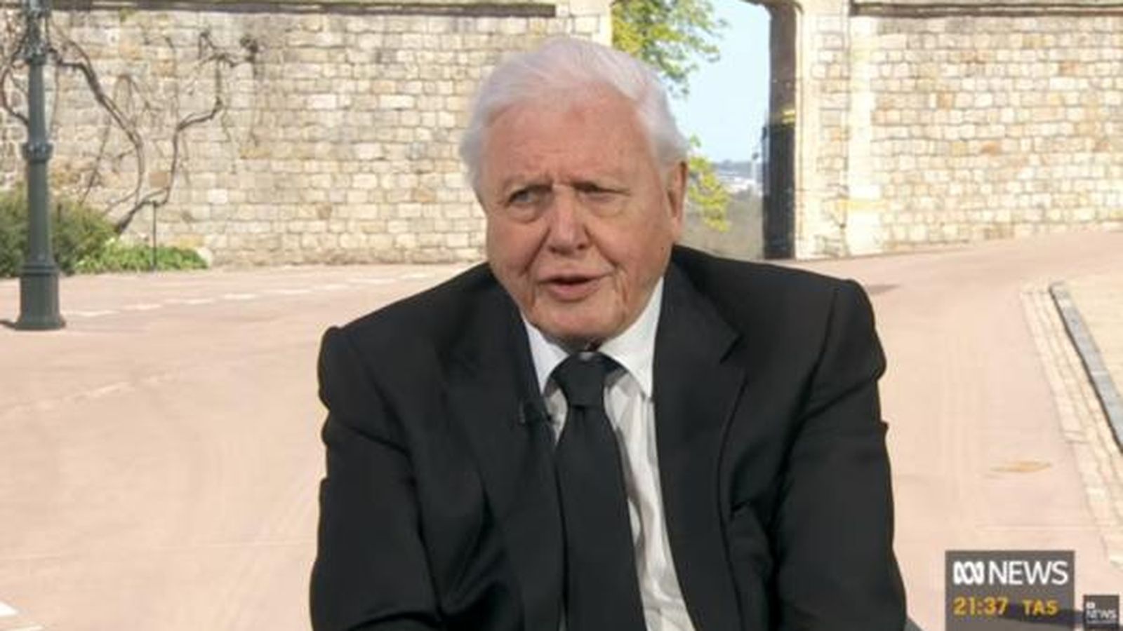 David Attenborough, contando anécdotas sobre el príncipe Felipe, con el que mantenía una amistad.