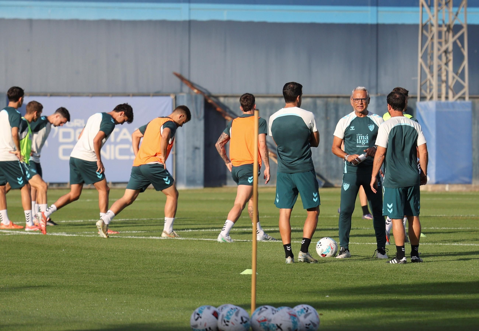 Entrenamiento del Málaga CF en el Anexo.