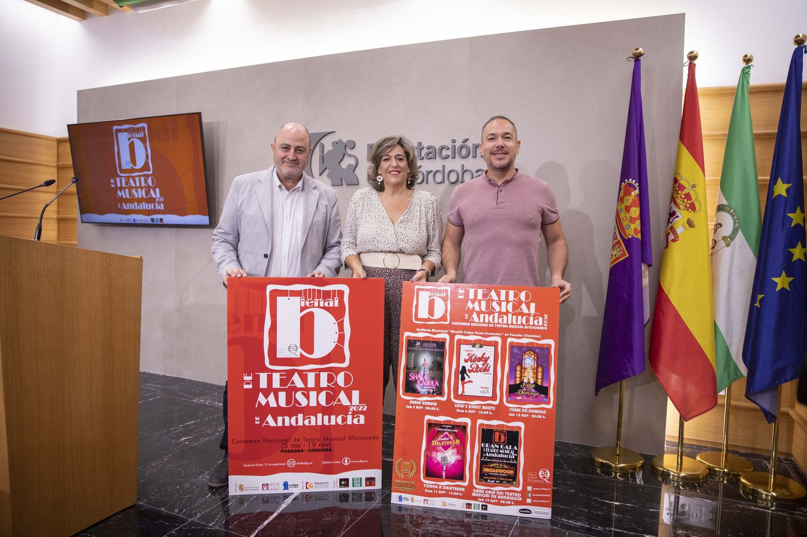 Presentación del  V Bienal de Teatro Musical de Posadas.