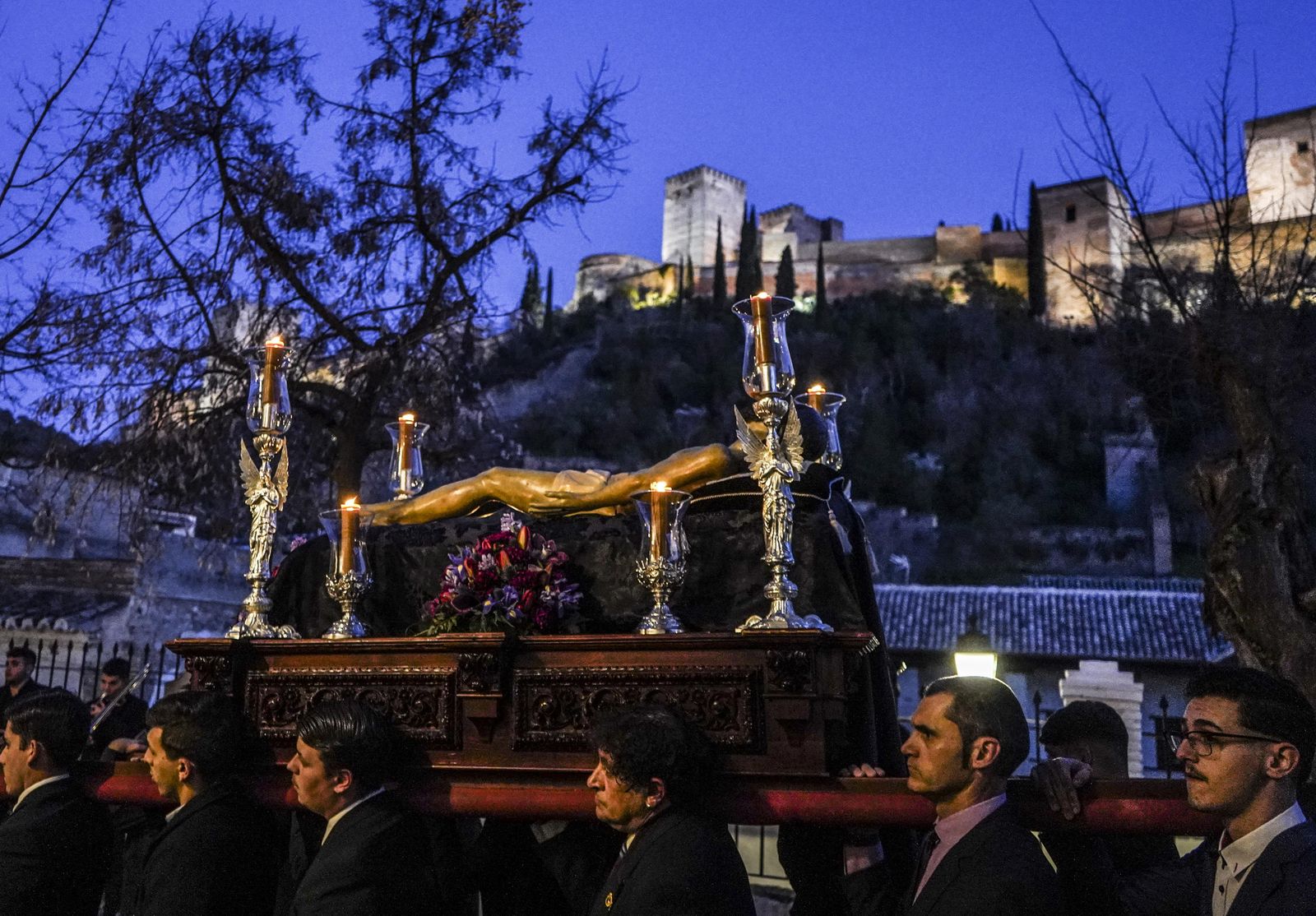 Así fue el vía crucis del Santo Sepulcro